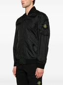 Stone Island Logo Nylon Bomber Jacket