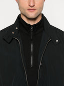 Chaqueta con cremallera del logotipo de Stone Island