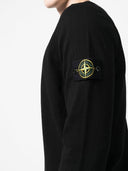 Stone Island Logo Cotton Crewneck Sweater