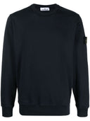 Stone Island Logo Baumwoll -Sweatshirt
