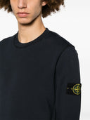Stone Island Logo Baumwoll -Sweatshirt