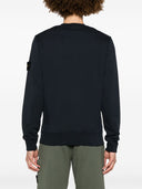 Stone Island Logo Baumwoll -Sweatshirt