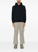 Stone Island Logo Cotton Hoodie