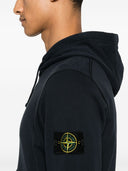 Stone Island Logo Cotton Hoodie