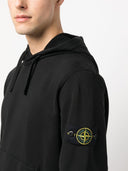 Stone Island Logo Cotton Hoodie