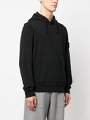 Stone Island Logo Cotton Hoodie