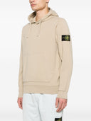 Stone Island Logo Cotton Hoodie
