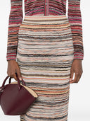 Missoni randig midi kjol