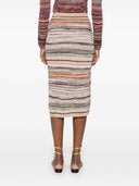Missoni randig midi kjol