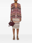 Missoni randig midi kjol