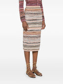Missoni randig midi kjol