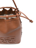 Casadei Voyage Leather Bucket Bag