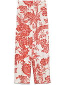 F.R.S . Printed Silk Trousers
