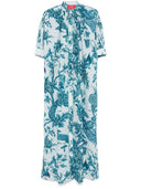 F.R.S . Printed Cotton Maxi Dress