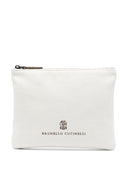 Brunello Cucinelli Cotton And Linen Pouch