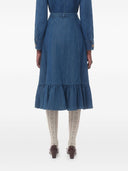 Gonna midi di Valentino denim