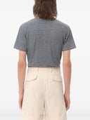 Valentino Chez Valentino Baumwolle und Leinen T -Shirt