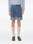 Pantaloncini di cotone in denim Valentino