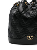 Valentino Garavani Quiltie 67 Leather Bucket Bag