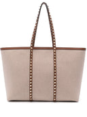 Valentino Garavani Rockstud Canvas Medium Tote