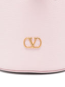 Valentino Garavani V Logo Signature Mini Leather Bucket Bag