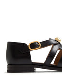 Valentino Garavani V Logo Signature Leather Sandals