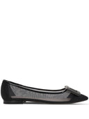 Roger Vivier Gommettine Net Ballet Flats