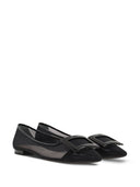 Roger Vivier Gommettine Net Ballet Flats