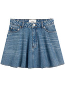 Ami Paris Denim Mini Skirt