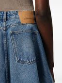 Ami Paris Denim Mini Skirt