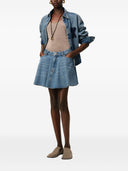 Ami Paris Denim Mini Skirt