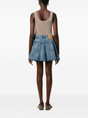 Ami Paris Denim Mini Skirt