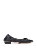 Roger Vivier Belle Vivier Leather Ballet Flats