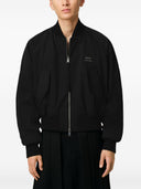Giacca da bomber di nylon ami paris