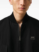 Giacca da bomber di nylon ami paris