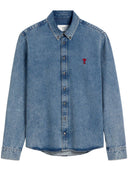 Ami Paris Denim Cotton Shirt