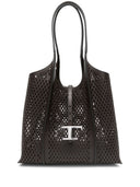 Tod's T Timeless Perforated Leather Small Tote