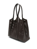 Tod's T Timeless Perforated Leather Small Tote