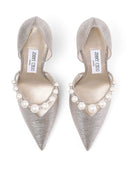 Jimmy Choo Aurelie Pompe in pelle scintillate
