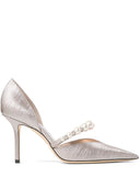 Jimmy Choo Aurelie Pompe in pelle scintillate
