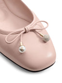 Jimmy Choo Elme Flat Leather Ballet Flats