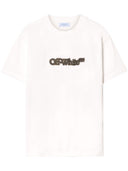 Off White Spray Arrow Cotton T -shirt