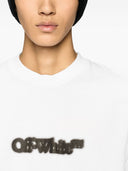 Off White Spray Arrow Cotton T -shirt