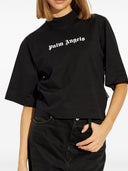 Palm Angels Classic Logo Cropped T Shirt