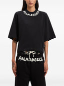 Palm Angels Logo Cropped T Shirt