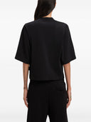 Palm Angels Logo Cropped T Shirt