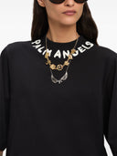 Palm Angels Logo Cropped T Shirt
