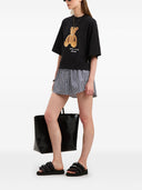 Palm Angels Bear In Mind Cropped T Shirt
