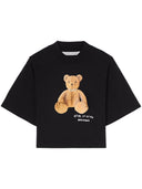 Palm Angels Bear In Mind Cropped T Shirt