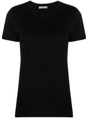 Maglietta di cotone logo moncler